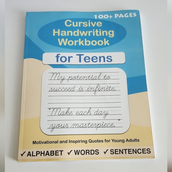 Cursive Handwriting Workbook for Teens - Picture 10 of 10